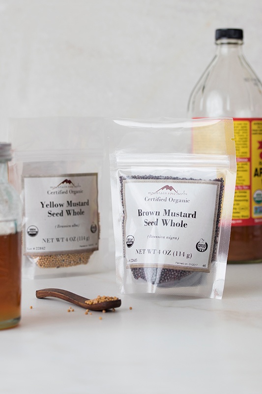 Brandied Mustard Ingredients