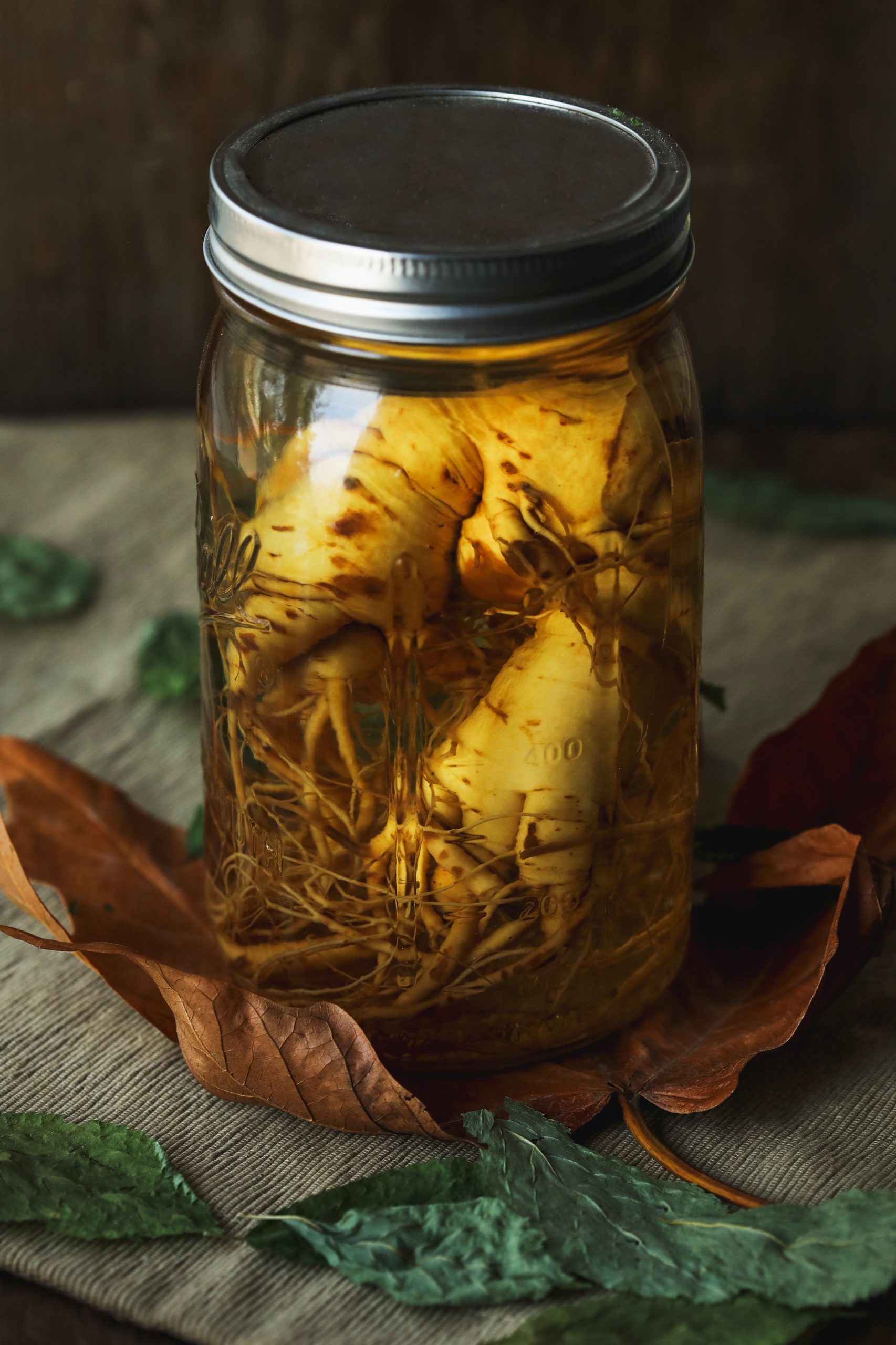 Ginseng in Jar