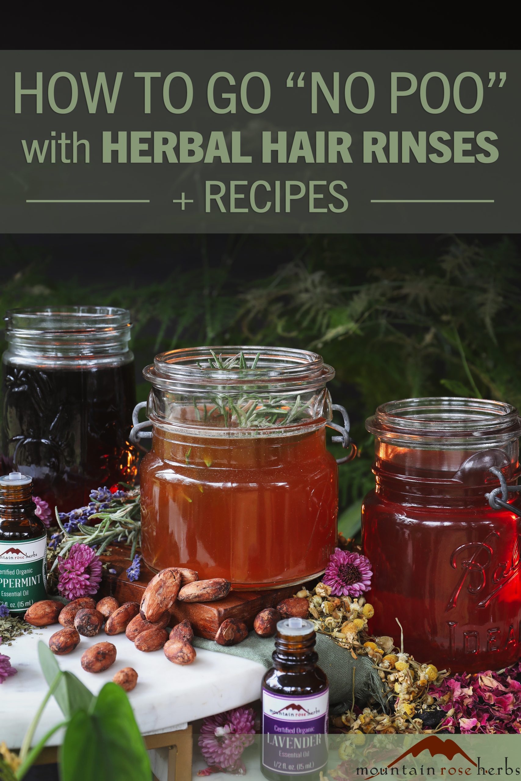 How to Go No Poo Mountain Rose Herbs PIN