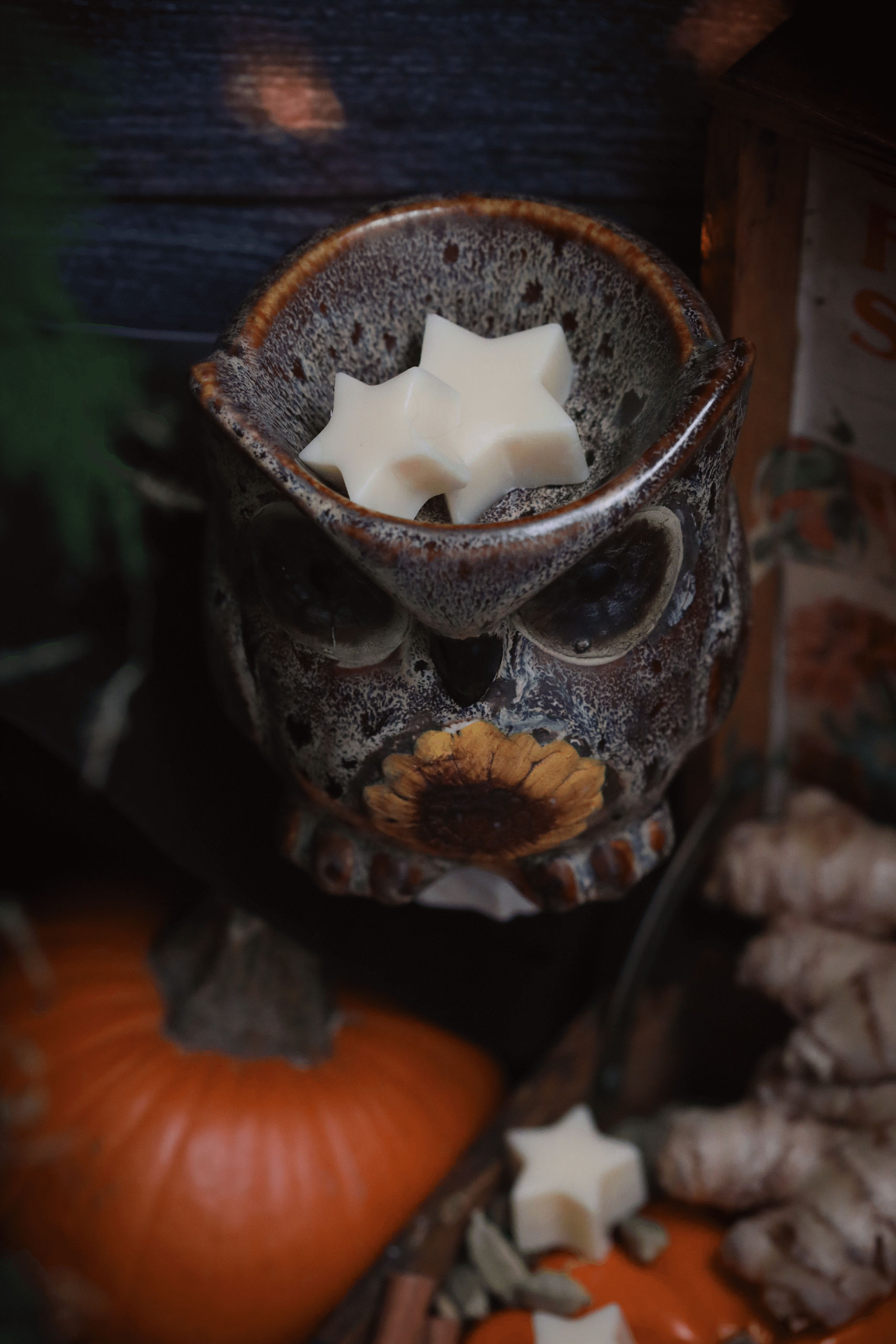 GIF of wax melted being melted . 