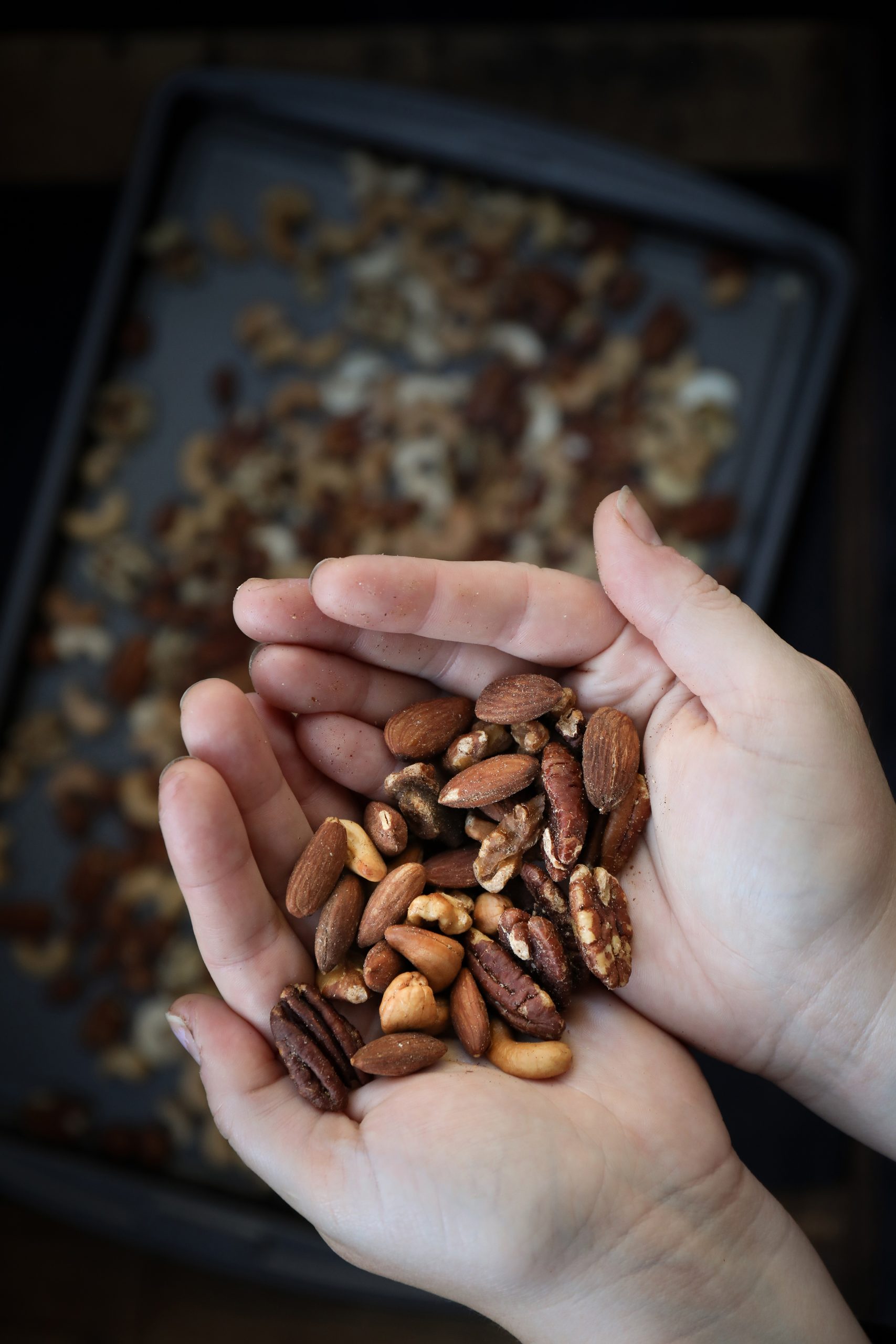 Savory roasted mixed nuts