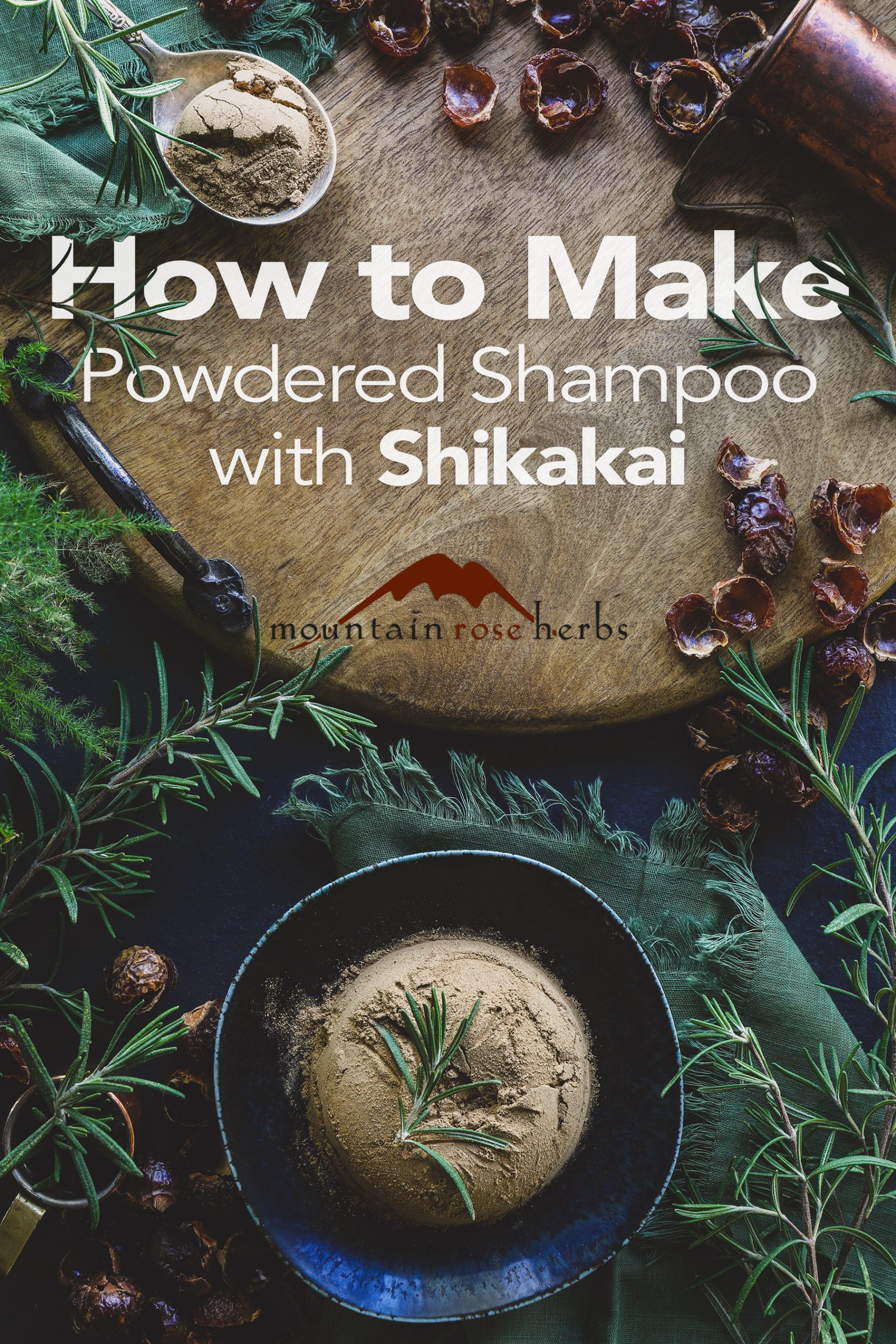 Pinterest photo of How to Make Shampoo Powder