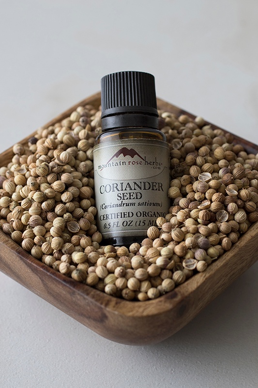 New corriander essential oil