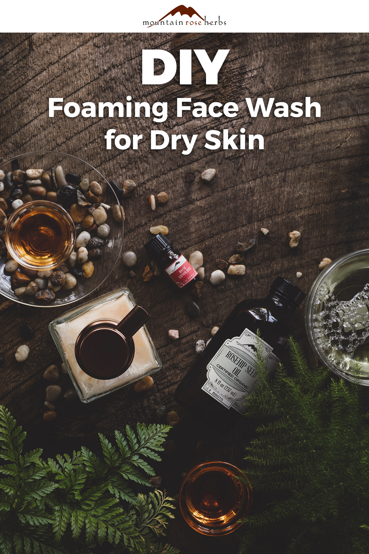 Pin to DIY Foaming Face Wash for Dry Skin